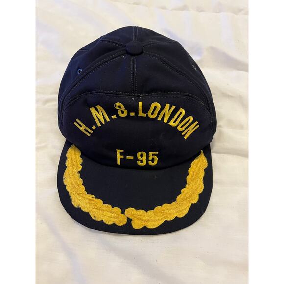 HMS London F - 95 hat Cap Vintage Navy - Picture 1 of 8